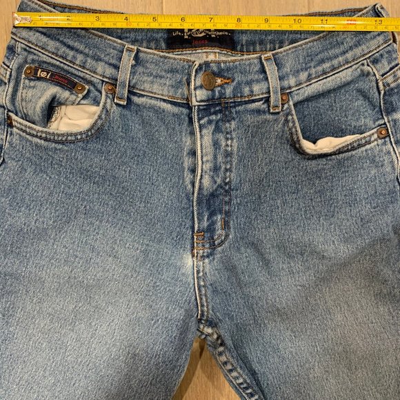 Vintage 90s l.e.i flare jeans, great condition - Picture 11 of 15